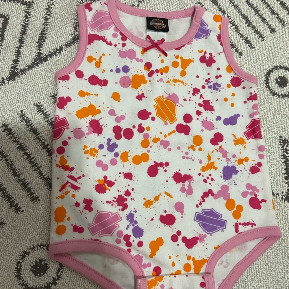 Harley Davidson onesie